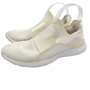 APL Athletic Propulsion Labs Techloom Bliss Slip On Shoes White Womens Size 7